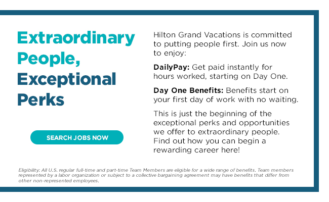 Extraordinary people, exceptional perks