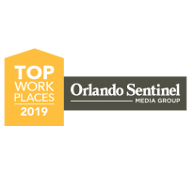Orlando Sentinel’s Top 100 Companies: The Best Workplaces in Central Florida 2019 Two consecutive years Les 100 meilleures entreprises selon le Orlando Sentinel : les meilleurs milieux de travail du centre de la Floride, 2019 pour deux années consécutives