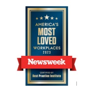 Top 100 America's Most Loved Workplaces 2023 – by <i>Newsweek</i>