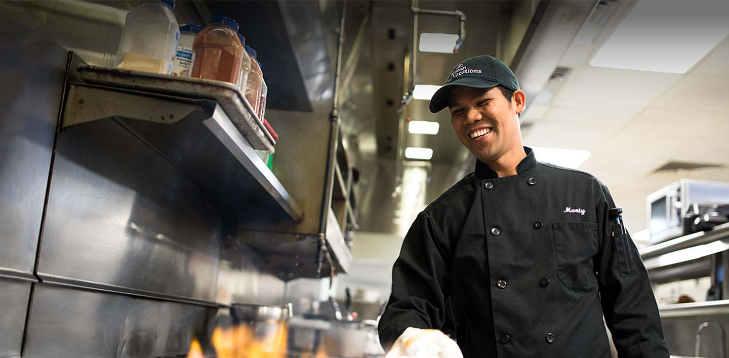 Team Member working in kitchen